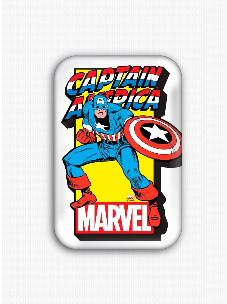 Captain America Fridge Magnet (refrigerator, superhero)