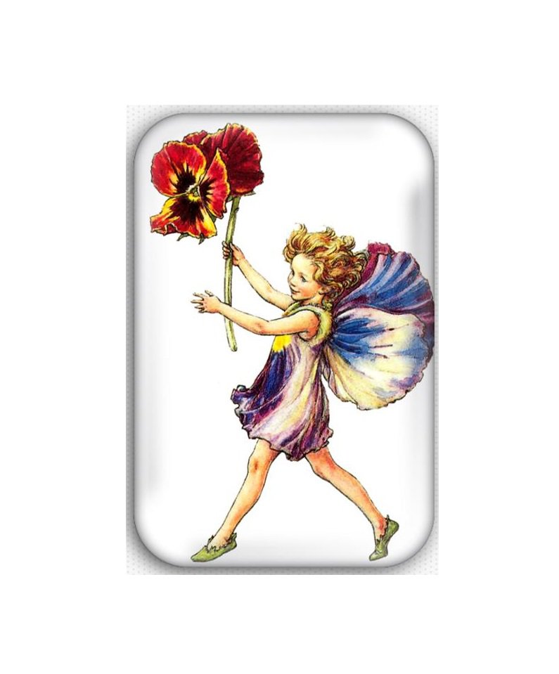 Fairy Fridge Magnet (44x68mm, refrigerator, decoration, vintage, faeries)