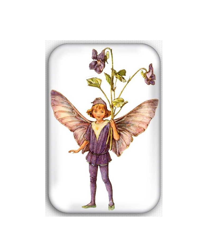 Fairy Fridge Magnet (44x68mm, refrigerator, decoration, vintage, faeries)