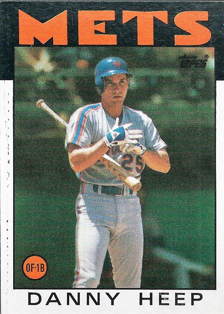 1986 Topps New York Mets Danny Heep 619