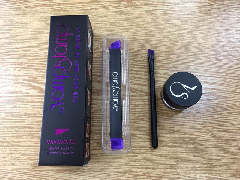 Vamp Stamp Set Hot Double End Vavavoom Wing Stamp With Eyeliner Cream
