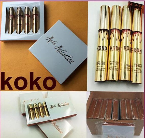 Kylie Jenner Lip Gloss Set KOKO Kollection Set Koko Cosmetics lipstick kollaboration Metal Matte