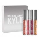 Kylie Jenner holiday collection lip kit 4pcs/set Metal Matte lipstick kylie holiday lip gloss