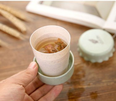 Outdoor Travel Portable Telescopic Cup Creative Folding Cup Magic Mountaineering Rinse Cup