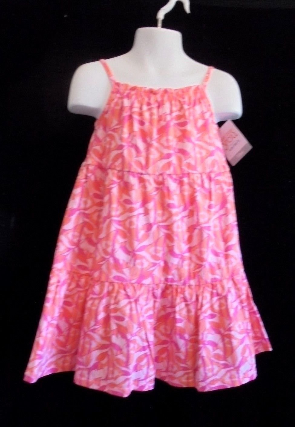 Carters Just One You - NWT Toddler Girls Spring Pink/Orange Dress size 18M
