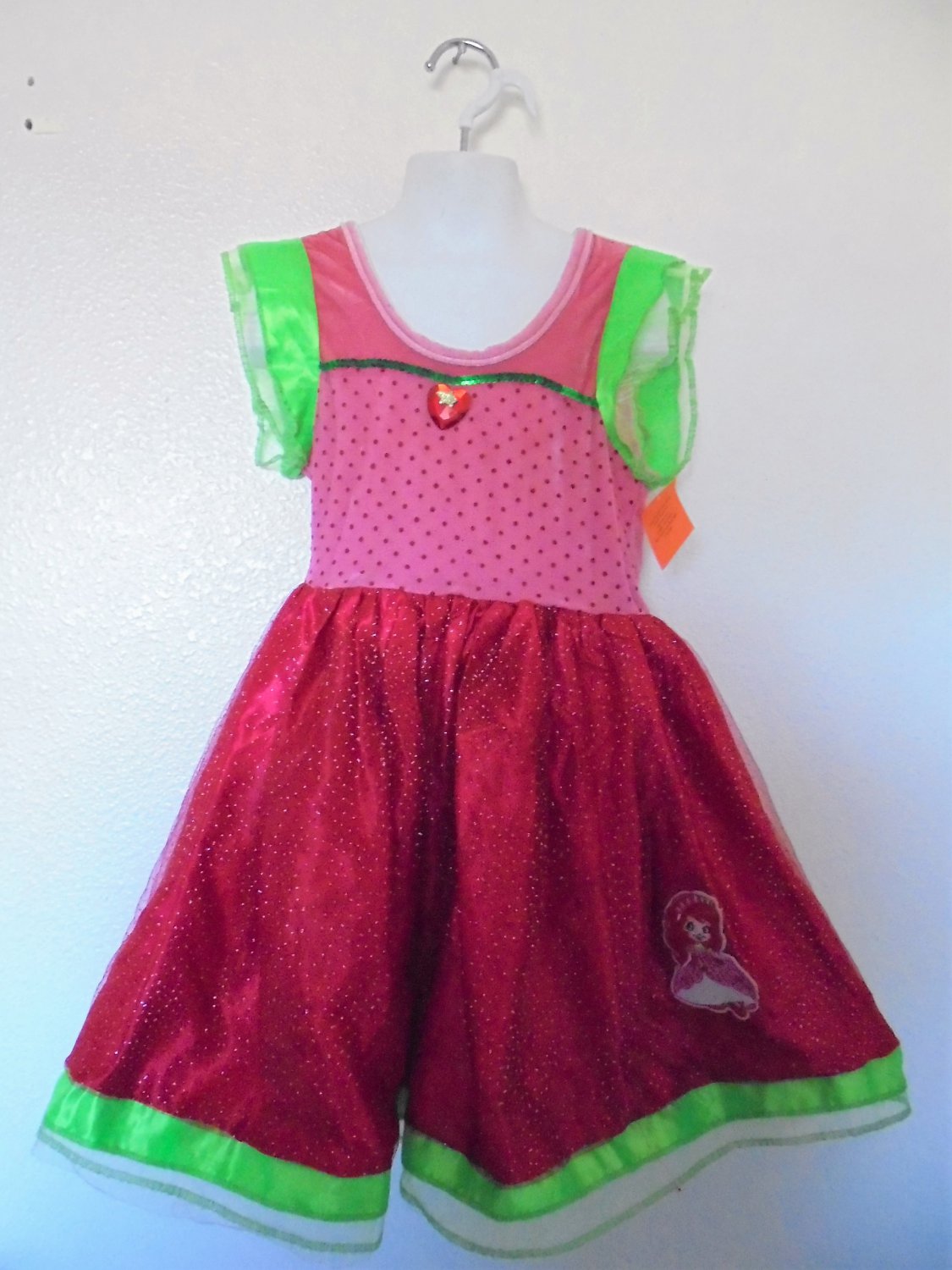 strawberry sequin tulle