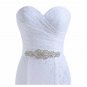 Elegant Sweetheart Ivory White Lace Mermaid Wedding Dress W/ Lace Up Back