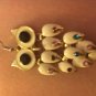 Owl dangle earrings