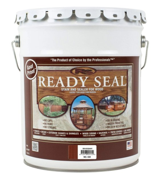 Ready Seal 530 5Gallon Pail Mahogany Exterior Wood Stain and Sealer