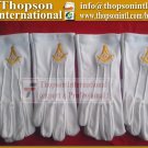 Masonic cotton gloves master mason