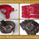 Masonic Knight Templar Belt and frog