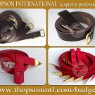 Knight Templar brown Belt and frog