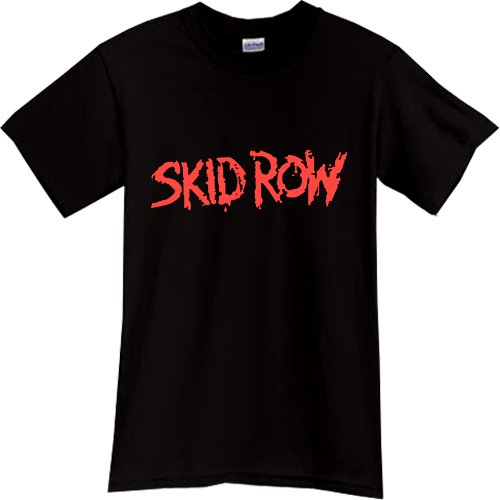 SKID ROW Rock Band Black T-Shirt TShirt Tee