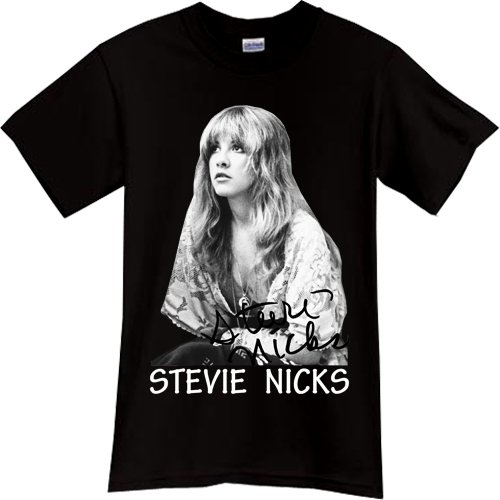 STEVIE NICKS 1 Rock Band Black T-Shirt TShirt Tee