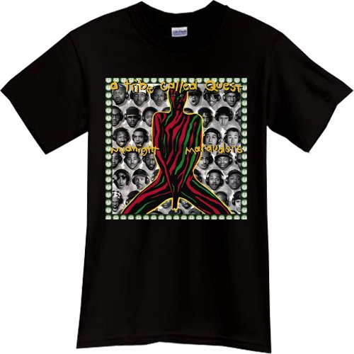 A Tribe Called Quest Atcq 4 Hip Hop Rap Black T Shirt Tshirt Tee