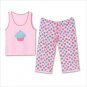 CUPCAKE PAJAMA SET - Size L & XL