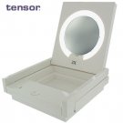 Click thumbnail to download image        	 COMPACK FOLDING 2X MAGNIFYING COSMETIC MIRROR