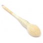 Natural Goat Hair Blush Brush Blusher Handmade Rattan Cosmetic Tool White