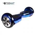 Techup Holographic Chrome Blue Hoverboard 6.5 inch