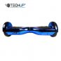 Techup Holographic Chrome Blue Hoverboard 6.5 inch