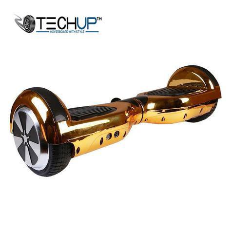 Techup Holographic Gold Hoverboard 6.5 inch