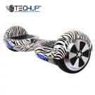 Techup Vortex Zebra Edition Hoverboard 6.5 inch