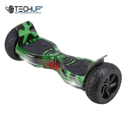 Techup Off Road All Terrain Hoverboard Camo Green Edition 8inch