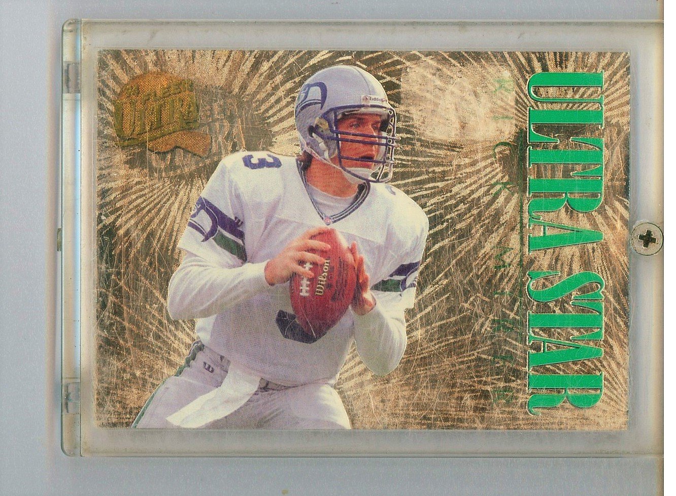 1994 Fleer Ultra Rick Mirer Ultra Star Card