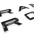 Range Rover Sport Vogue Evoque P38 Black Lettering with Raised Chrome Edges
