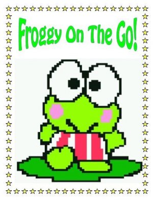 Froggy On The Go - Cross Stitch, Hand Knit, DAK Files - Your Choice