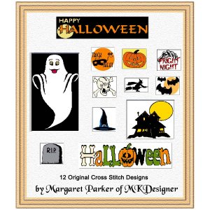 Happy Halloween CROSS STITCH ePatterns HobbyWare Files