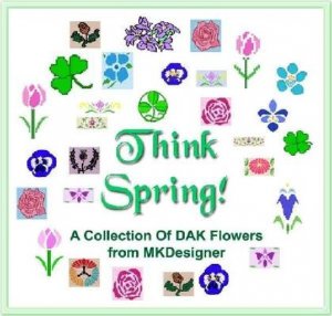 THINK SPRING! Original Floral Designs HK MK Graphs