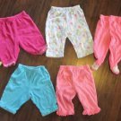 Baby Girls Pants Lot 0-3 Months