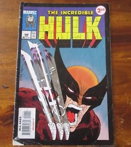The Incredible Hulk #340 Wolverine Cover Comic