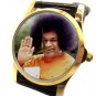 SRI SATHYA SAI BABA OF PUTTAPARTHY ORIGINAL PHOTO ART COLLECTIBLE WRIST WATCH