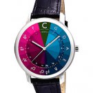 CIRCLE OF FIFTHS MUSICAL NOTATION LARGE 40 mm COLORFUL WRIST WATCH