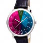 CIRCLE OF FIFTHS MUSICAL NOTATION LARGE 40 mm COLORFUL WRIST WATCH