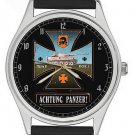 ACHTUNG PANZER! STUNNING PRUSSIAN BLUE WEHRMACHT WW-II ART TIGER TANK ART WATCH