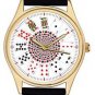 STUNNING PLAYING CARDS POKER GAMBLING ART LARGE 44 mm COLLECTORS WRIST WATCH