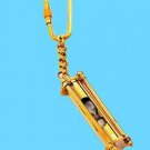 SOLID BRASS STEAMPUNK HOURGLASS SANDTIMER COLLECTIBLE KEY RING / KEYCHAIN SOLID BRASS STEAMPUNK HOURGLASS SANDTIMER COLLECTIBLE KEY RING / KEYCHAIN