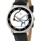 RARE VINTAGE SNOOPY PEANUTS OUTLINE ART COLLECTIBLE 40 mm ADULT SIZE WRIST WATCH