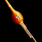 RARE GIGANTIC 26-INCH (65 cm) INDIAN SNAKE CHARMER FLUTE PUNGI PRO-GRADE BEAUTY