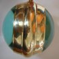 VINTAGE MOONPHASE GLOBE CLOCK BRASS & CRYSTAL MECHANICAL CALENDAR COMPLICATION