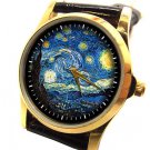 BEAUTIFUL VINCENT VAN GOGH STARRY NIGHTS LADIES' 30 mm IMPRESSIONIST ART WATCH