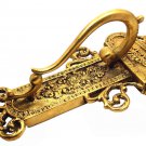 DOOR HANDLES. ORIGINAL FRENCH BELLE EPOQUE PAIR OF 11-inch DOOR PULLS