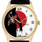 FANTASTIC WOLVERINE X-MEN POSTER ART COLLECTIBLE 40 mm HEAVY BRASS WRIST WATCH