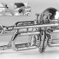 BRITISH DESIGN 3-VALVE TENOR Bb TROMBONE w DESIGNER HARDCASE. LATEST 2017 MODEL