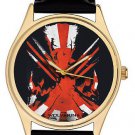 Symbolic Dark Crimson Postmodern Art Wolverine Collectible 40 mm Wrist Watch