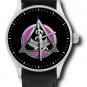 ROD OF ASCLEPIUS VINTAGE DENTISTRY ART COLLECTIBLE WRIST WATCH, GIFT TO DENTIST