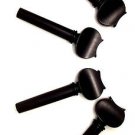 BEAUTIFUL MOONCUTTER 4/4 REAL EBONY WOOD AUSTRIAN DESIGN COLLECTIBLE VIOLIN PEGS